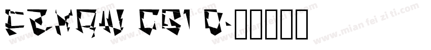 FZXRW GB1 0字体转换